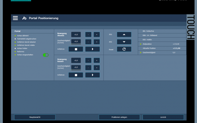 UI/UX Design SIMATIC HMI Comfort Panel